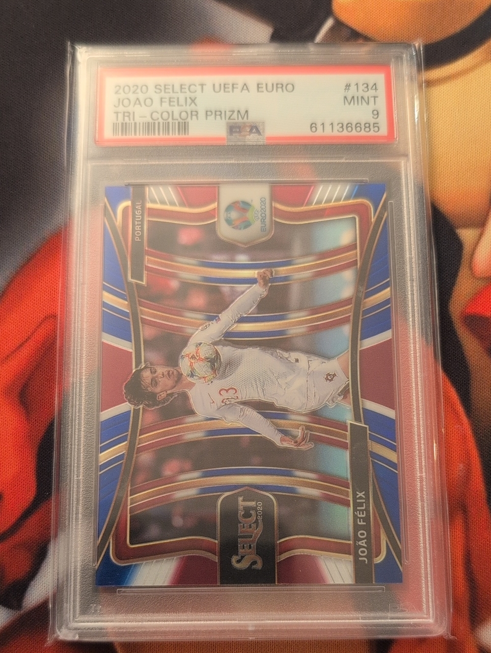 2020 Select UEFA Euro João Félix Tri-Color Prizm PSA 9